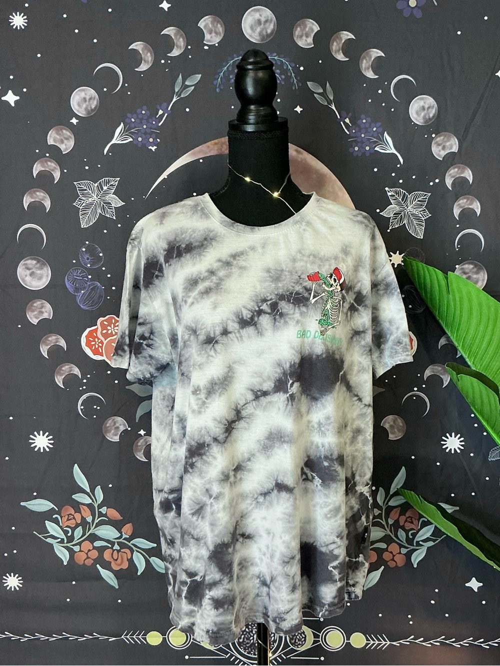 Tie-Dye Skeleton Graphic Tee ☠️